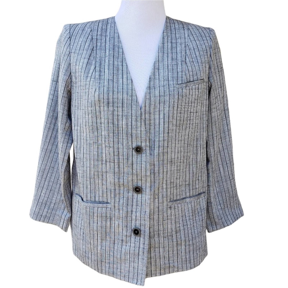 Collarless Blazer Vintage